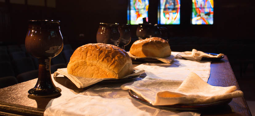 Image result for PEOPLE EATING BREAD IN CHURCH