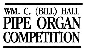 William Hall Pipe Organ Competition Logo