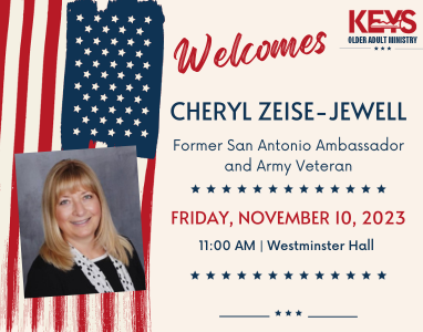 KEYS – Cheryl Zeise-Jewell Veteran’s Day 11/10/23